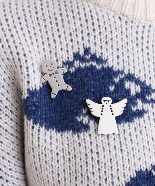 didizizi（ディディジジ）の「おさげエンゼル　オーナメントブローチ（ブローチ/コサージュ・レディース・シルバー/ゴールド・FREE）」の5枚目の写真