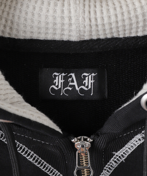 トップス FAF aged zip up hoodie FAF (FAKE AS FLOWERS) / フェイク アス フラワーズ】AGED ZIP