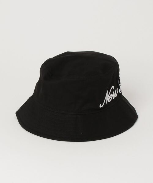 NEW ERA（ニューエラ）の「NEW ERA/ニューエラ キッズ ハット HAT BKT ESS.SCRIPT CHAIN 14325278（ハット・キッズ・ブラック・56cm/54cm）」の2枚目の写真