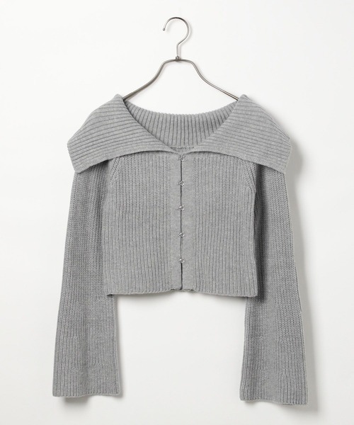 Heather(ヘザー)の「フロントホックニット 149044(ニット/セーター・レディース・アイボリー/ブラック/グレー・FREE)」の20枚目の写真