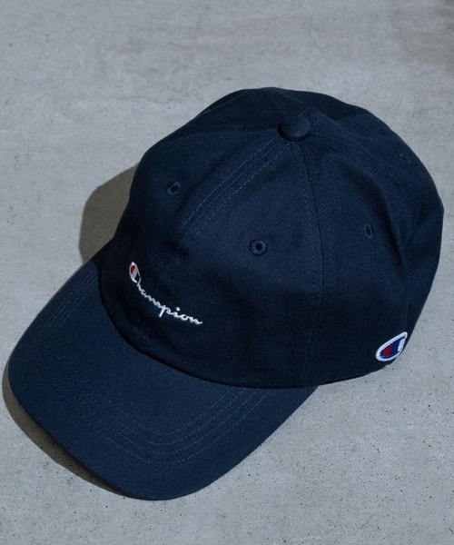 Champion(チャンピオン)の「【k】〔Champion/チャンピオン〕ベーシックロゴ ツイルキャップ(キャップ・キッズ・ブラック/オフホワイト/ネイビー/ベージュ/ミント・FREE)」の5枚目の写真