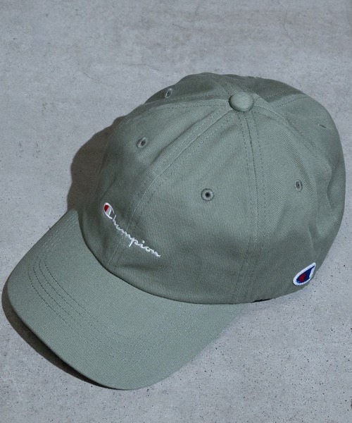 Champion(チャンピオン)の「【k】〔Champion/チャンピオン〕ベーシックロゴ ツイルキャップ(キャップ・キッズ・ブラック/オフホワイト/ネイビー/ベージュ/ミント・FREE)」の4枚目の写真
