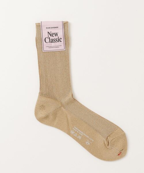 MARCOMONDE（マルコモンド）の「MARCOMONDE（マルコモンド）ラメソックス/176N1/1GL2-20C（ソックス/靴下・レディース・ブラック/グレー/ピンク/ゴールド/グレー系その他3/ブルー系その他3・1）」の6枚目の写真