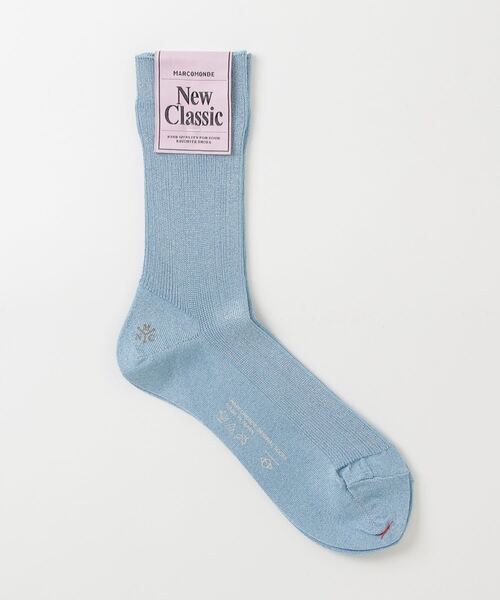 MARCOMONDE（マルコモンド）の「MARCOMONDE（マルコモンド）ラメソックス/176N1/1GL2-20C（ソックス/靴下・レディース・ブラック/グレー/ピンク/ゴールド/グレー系その他3/ブルー系その他3・1）」の5枚目の写真