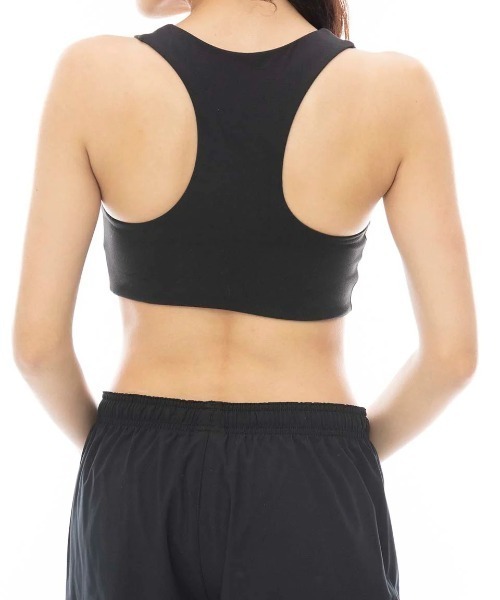 RVCA（ルーカ）の「RVCA レディース VA ESSENTIAL MID BRA アクティブウェア 【2024年秋冬モデル】/ルーカセットアップ対応ブラトップ（スポーツブラ・レディース・ブラック・SMALL/MEDIUM/LARGE）」の2枚目の写真