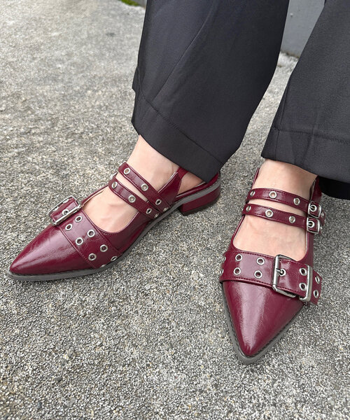 w closet（ダブルクローゼット）の「ポインテッドトゥパンプス（パンプス・レディース・シルバー系その他/レッド/ブラック・LARGE/MEDIUM）」の11枚目の写真