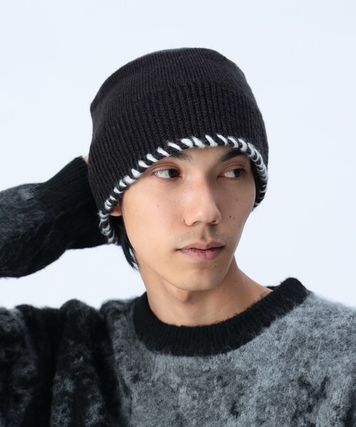 BEAMS HEART（ビームスハート）の「ステッチ バケットハット（ハット・メンズ・グレー/ブラック・ONE SIZE）」の3枚目の写真