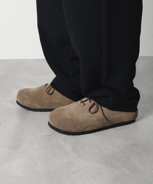 ATTACHMENT(アタッチメント)の「カウレザースエード サンダル / COW LEATHER SUEDE SANDALS(スリッポン・メンズ・ベージュ・43/42/41)」の6枚目の写真