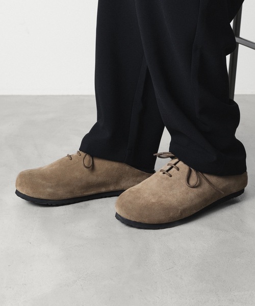 ATTACHMENT(アタッチメント)の「カウレザースエード サンダル / COW LEATHER SUEDE SANDALS(スリッポン・メンズ・ベージュ・43/42/41)」の21枚目の写真