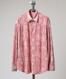 REGIEVO（レジエボ）の「Flower long sleeve velor shirt / フラワー長袖ベロアシャツ unisex（シャツ/ブラウス）」