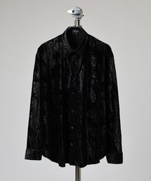 REGIEVO（レジエボ）の「Flower long sleeve velor shirt / フラワー長袖ベロアシャツ unisex（シャツ/ブラウス）」