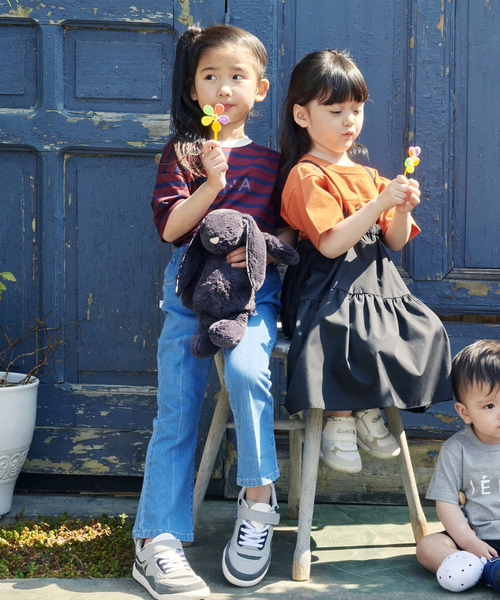 IENA ENFANT（イエナアンファン）の「《追加》【IFMExIENA ENFANT】Bon Chic スニーカー JUNIOR(19.5cm-22.5cm)（スニーカー・キッズ・グレー/ベージュ・21/20/19/22）」の11枚目の写真