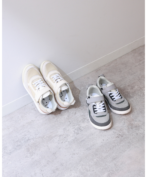 IENA ENFANT（イエナアンファン）の「《追加》【IFMExIENA ENFANT】Bon Chic スニーカー JUNIOR(19.5cm-22.5cm)（スニーカー・キッズ・グレー/ベージュ・21/20/19/22）」の14枚目の写真