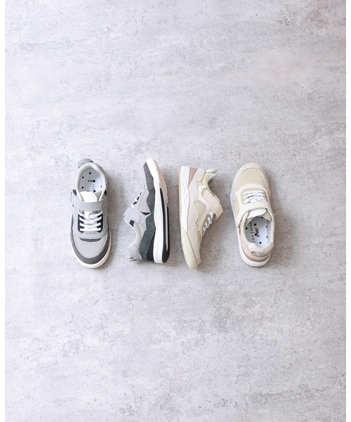 IENA ENFANT（イエナアンファン）の「《追加》【IFMExIENA ENFANT】Bon Chic スニーカー JUNIOR(19.5cm-22.5cm)（スニーカー・キッズ・グレー/ベージュ・21/20/19/22）」の15枚目の写真