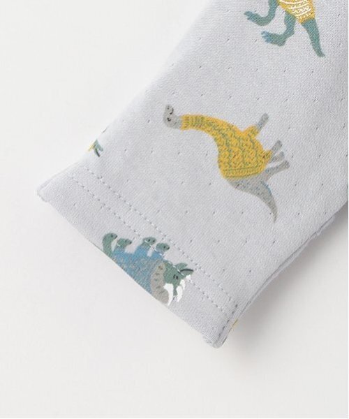 セール】恐竜総柄カバーオール（ロンパース）｜petit main