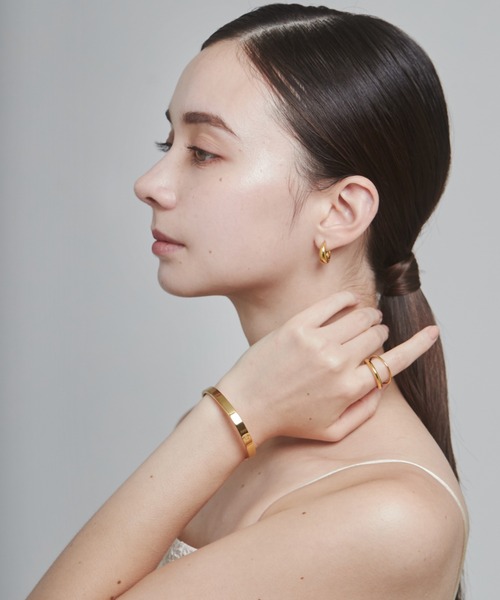 ciite' surgical stainless（シーテサージカルステンレス）の「【 金属アレルギー対応 】 シンプルバングル / ブレスレット  サージカルステンレス（バングル/リストバンド・レディース・ゴールド/シルバー・FREE）」の16枚目の写真