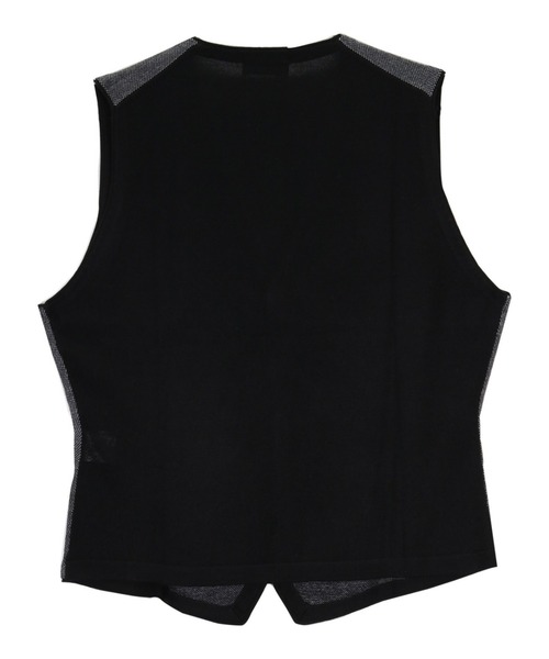 Pitta Re:)（ピッタリ）の「バースアイニットジレ（ベスト・メンズ・グレー/ネイビー・M/L/XL/LL）」の5枚目の写真