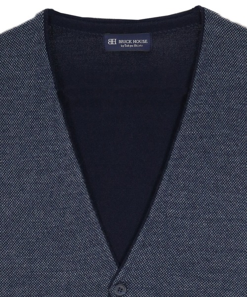 Pitta Re:)（ピッタリ）の「バースアイニットジレ（ベスト・メンズ・グレー/ネイビー・M/L/XL/LL）」の7枚目の写真