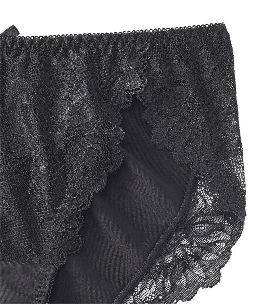 aimerfeel（エメフィール）の「【ブラショーツセット】レースアップ ノンワイヤー 超盛ブラ(R) ブラジャー&ショーツ（ブラ&ショーツ・レディース・ブラック/ボルドー/ダークグリーン系/ホワイト系その他/ピンクベージュ/オフホワイト・B65/C65/D65/E65/B70/C70/D70/E70/C75/D75/E75/B75）」の18枚目の写真