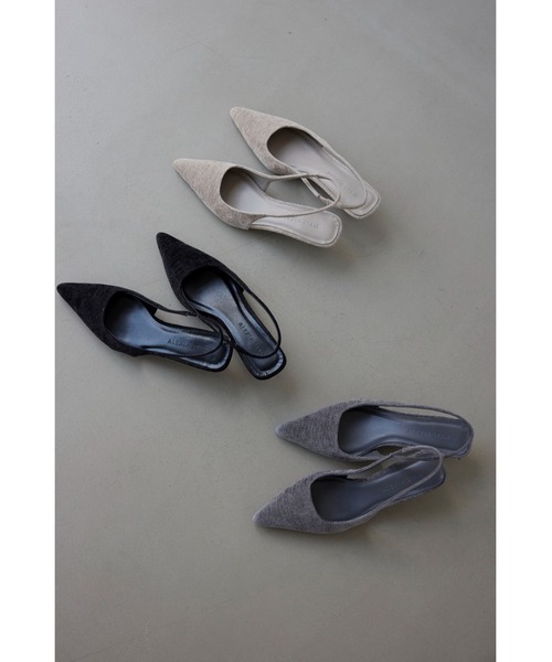 ALEXIA STAM（アリシアスタン）の「Low Heel Slingback Shoes /ローヒールミュール（その他シューズ・レディース・グレー/ブラック/ベージュ・L/M/S）」の17枚目の写真