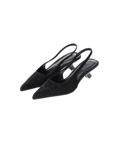 ALEXIA STAM（アリシアスタン）の「Low Heel Slingback Shoes /ローヒールミュール（その他シューズ・レディース・グレー/ブラック/ベージュ・L/M/S）」の4枚目の写真