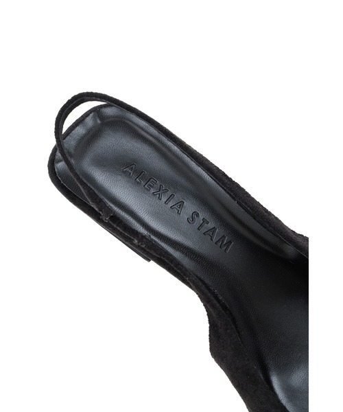 ALEXIA STAM（アリシアスタン）の「Low Heel Slingback Shoes /ローヒールミュール（その他シューズ・レディース・グレー/ブラック/ベージュ・L/M/S）」の7枚目の写真