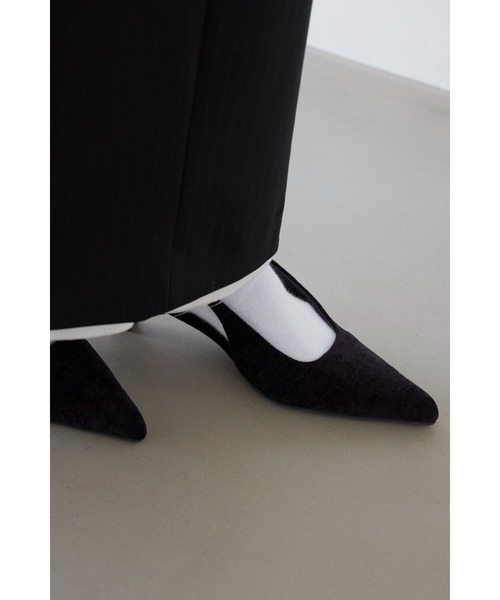 ALEXIA STAM（アリシアスタン）の「Low Heel Slingback Shoes /ローヒールミュール（その他シューズ・レディース・グレー/ブラック/ベージュ・L/M/S）」の11枚目の写真