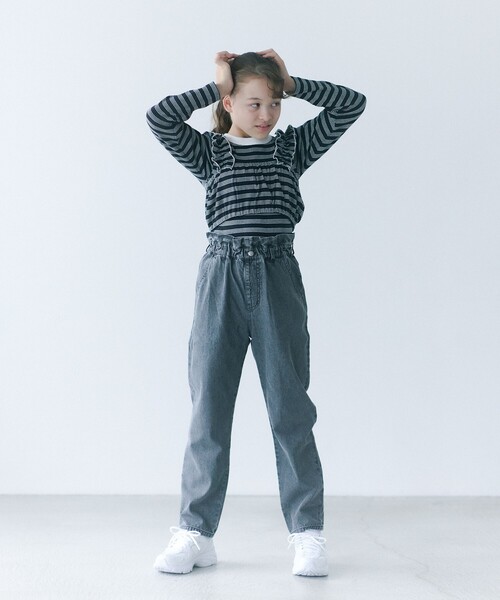 green label relaxing（グリーンレーベルリラクシング）の「【別注】＜Robert P. Miller＞ TJ ビスチェ / キッズ  150cm-160cm（キャミソール・キッズ・ブラック/ダークブラウン/レッド/ケリーグリーン・L(150-160cm)）」の6枚目の写真