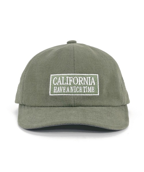 CALIFORNIA HAVE A NICE TIME ! S.V CAP BOXLOGO ツバ短いキャップ