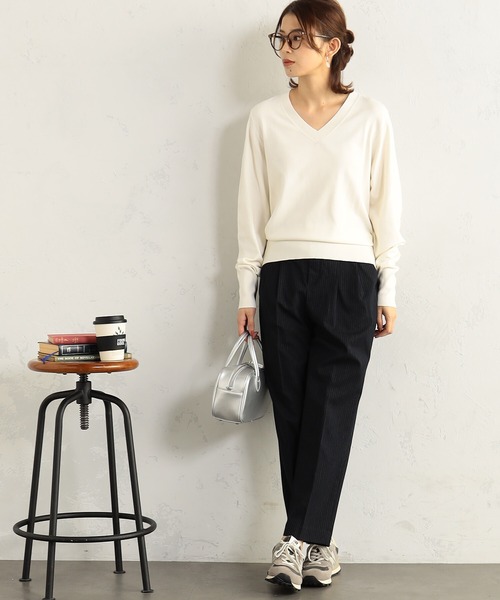 FOUND GOOD(ファウンドグッド)の「ウラキモウTRテーパードP(その他パンツ・レディース・グレー系/グレー系5/ブラウン系3/ブルー系2/アイボリー/ブラック・M/S/XL/L)」の2枚目の写真