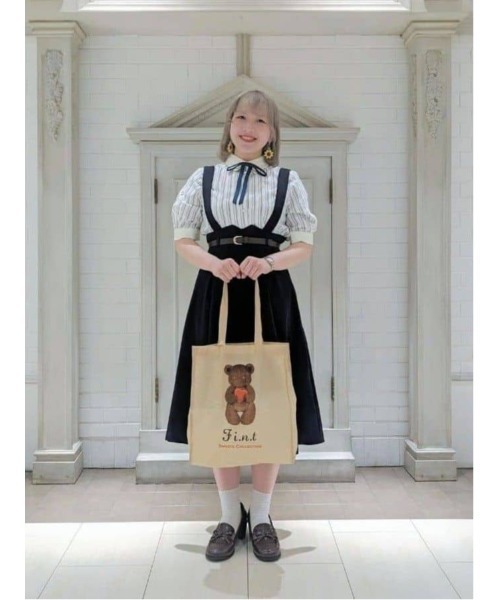 F i.n.t(フィント)の「ハグベアークッキー缶プリントサスティナブルエコバッグ/SweetsCollection/fint フィント(エコバッグ/サブバッグ・レディース・ベージュ・FREE)」の10枚目の写真