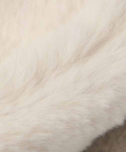 green label relaxing（グリーンレーベルリラクシング）の「GLR コンビ リボンマフラー / キッズ（マフラー・キッズ・オフホワイト/ブラウン/コバルトブルー・FREE）」の7枚目の写真