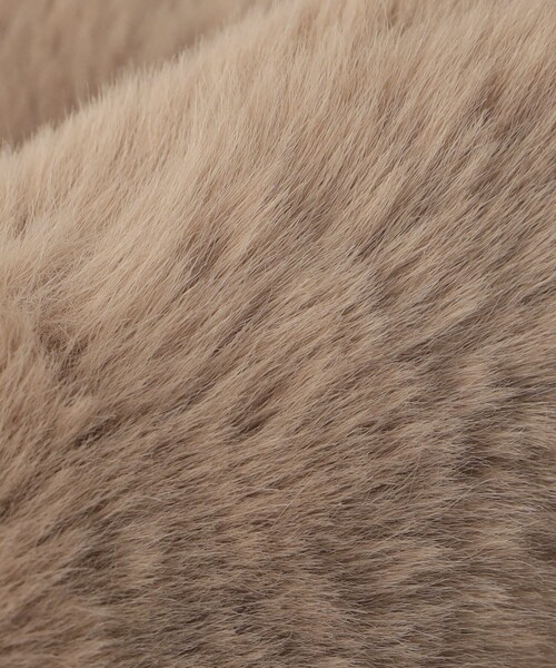 green label relaxing（グリーンレーベルリラクシング）の「GLR コンビ リボンマフラー / キッズ（マフラー・キッズ・オフホワイト/ブラウン/コバルトブルー・FREE）」の9枚目の写真