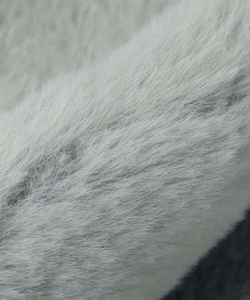 green label relaxing（グリーンレーベルリラクシング）の「GLR コンビ リボンマフラー / キッズ（マフラー・キッズ・オフホワイト/ブラウン/コバルトブルー・FREE）」の11枚目の写真