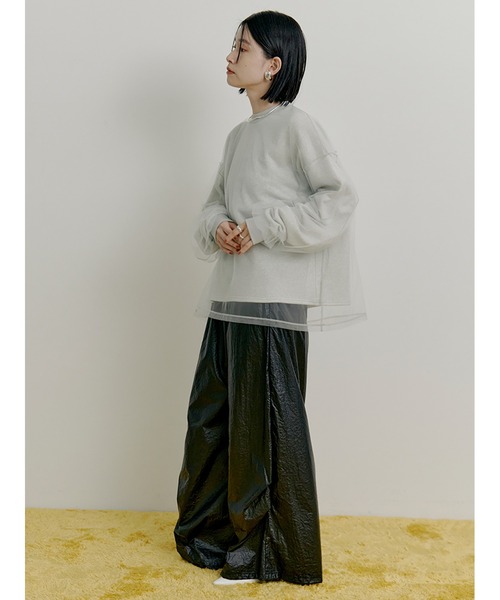 Stylevoice for xxx（スタイルヴォイスフォー）の「メタリックイージーパンツ（その他パンツ・レディース・シルバー/ブラック・FREE）」の15枚目の写真