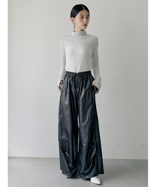 Stylevoice for xxx（スタイルヴォイスフォー）の「メタリックイージーパンツ（その他パンツ・レディース・シルバー/ブラック・FREE）」の18枚目の写真