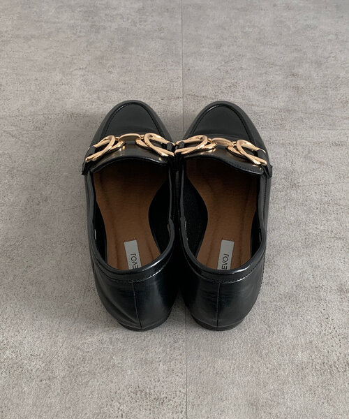 DouDou（ドゥドゥ）の「【WEB限定】ソフトデザインビットローファー（ローファー・レディース・ブラック/シルバー・23cm/23.5cm/24cm/24.5cm）」の7枚目の写真