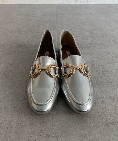 DouDou（ドゥドゥ）の「【WEB限定】ソフトデザインビットローファー（ローファー・レディース・ブラック/シルバー・23cm/23.5cm/24cm/24.5cm）」の13枚目の写真