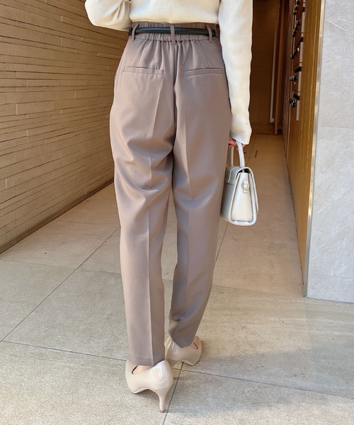INGNI（イング）の「【WEB限定】テーパードパンツ（スラックス・レディース・ブラウン/グレー/ブラック・S/M/L）」の19枚目の写真