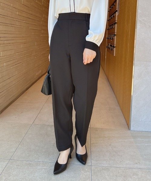 INGNI（イング）の「【WEB限定】テーパードパンツ（スラックス・レディース・ブラウン/グレー/ブラック・S/M/L）」の7枚目の写真