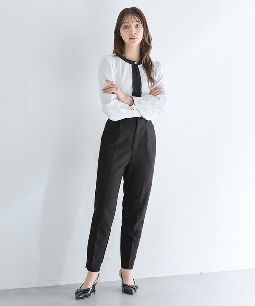 INGNI（イング）の「【WEB限定】テーパードパンツ（スラックス・レディース・ブラウン/グレー/ブラック・S/M/L）」の20枚目の写真