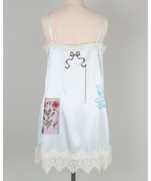 rurumu:(ルルムウ)の「rurumu:/ルルムウ/collage satin camisole dress(ワンピース・レディース・ピンク系その他/ライトピンク/ブラック/ミント・SMALL/MEDIUM)」の5枚目の写真