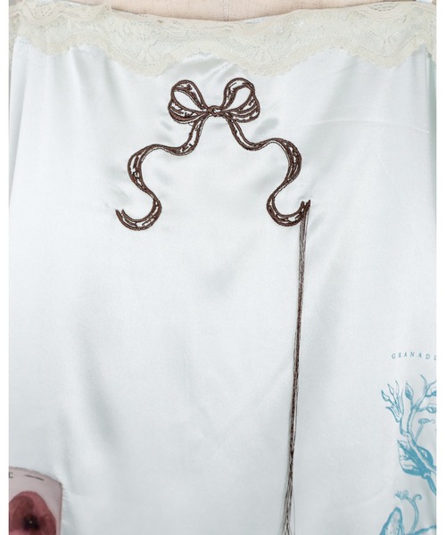 rurumu:(ルルムウ)の「rurumu:/ルルムウ/collage satin camisole dress(ワンピース・レディース・ピンク系その他/ライトピンク/ブラック/ミント・SMALL/MEDIUM)」の6枚目の写真