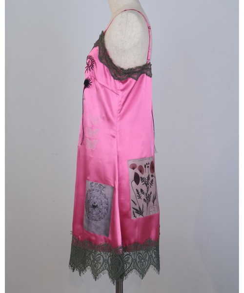 rurumu:(ルルムウ)の「rurumu:/ルルムウ/collage satin camisole dress(ワンピース・レディース・ピンク系その他/ライトピンク/ブラック/ミント・SMALL/MEDIUM)」の10枚目の写真
