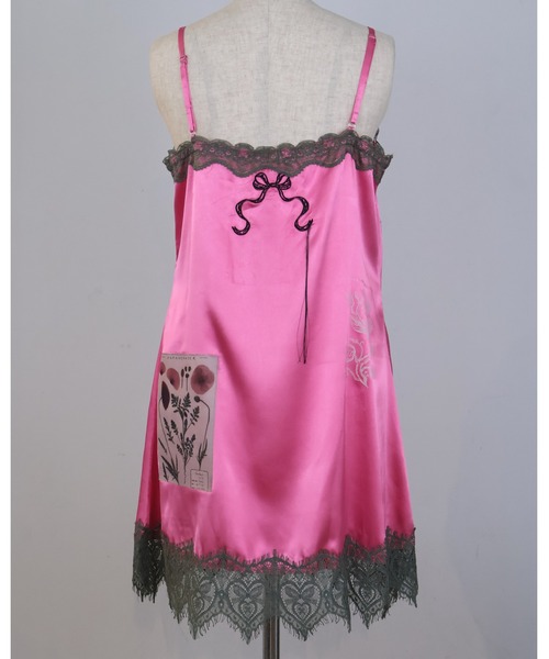 rurumu:(ルルムウ)の「rurumu:/ルルムウ/collage satin camisole dress(ワンピース・レディース・ピンク系その他/ライトピンク/ブラック/ミント・SMALL/MEDIUM)」の11枚目の写真