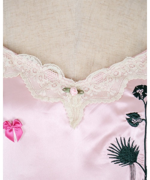 rurumu:(ルルムウ)の「rurumu:/ルルムウ/collage satin camisole dress(ワンピース・レディース・ピンク系その他/ライトピンク/ブラック/ミント・SMALL/MEDIUM)」の18枚目の写真