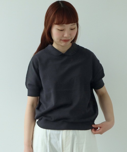 bulle de savon Thermore中綿入り丸衿オーバーコート bulle de savon
