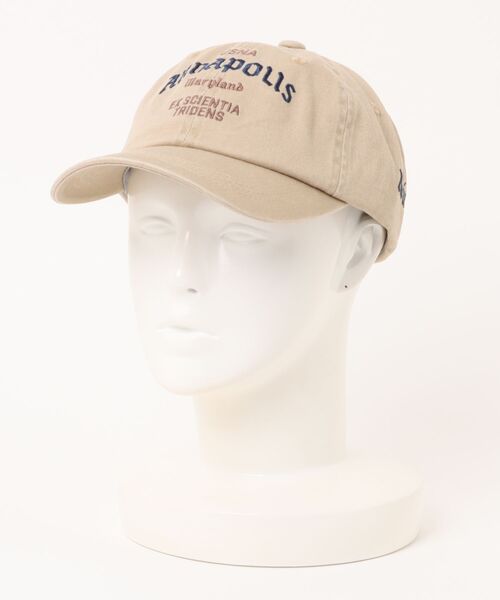 AVIREX（アヴィレックス）の「【AVIREX】EX USNA LOGO CAP/ロゴキャップ（キャップ・メンズ・グリーン/ベージュ/ブラック・FREE）」の3枚目の写真