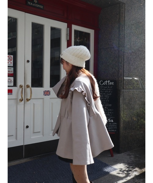 JUMELLE（ジュメロ）の「frill zipup sweat（スウェット・レディース・グレー/ブラック・FREE）」の12枚目の写真