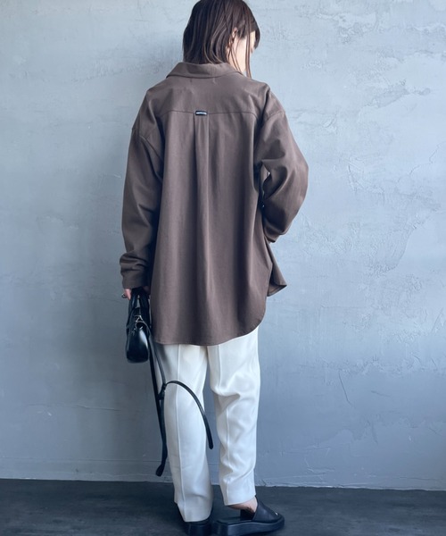 ブラウス シャツ 「Americana×JEANS FACTORY/アメリカーナ×ジーンズファクトリー」 別注 コットンジャージー ポロ襟カットソーシ AMERICANA ブラウス シャツ 「Americana×JEANS FACTORY